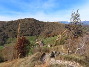 12 Dall'alto Salmezza con la chiesa di S. Barnaba e Corna Piana